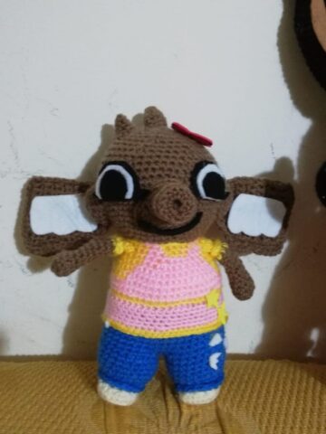 pupazzo uncinetto fatto a mano regalo bambino