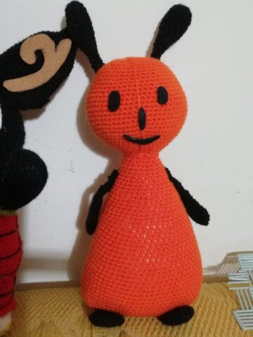 pupazzo uncinetto fatto a mano regalo bambino